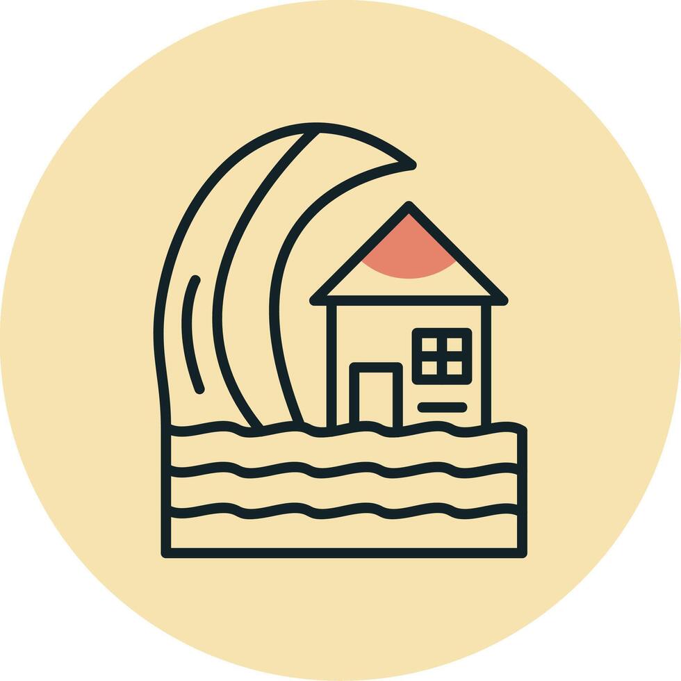 Tsunami Vector Icon