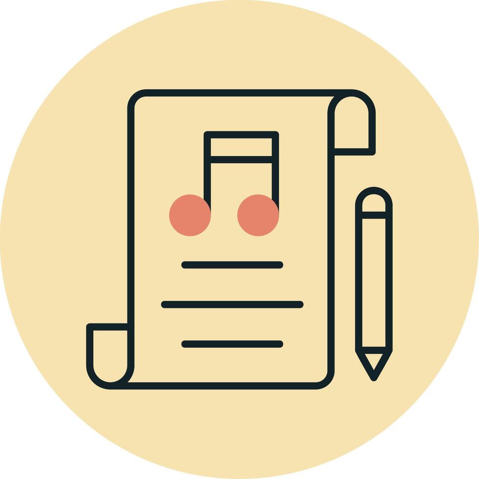 Music Composing Vector Icon