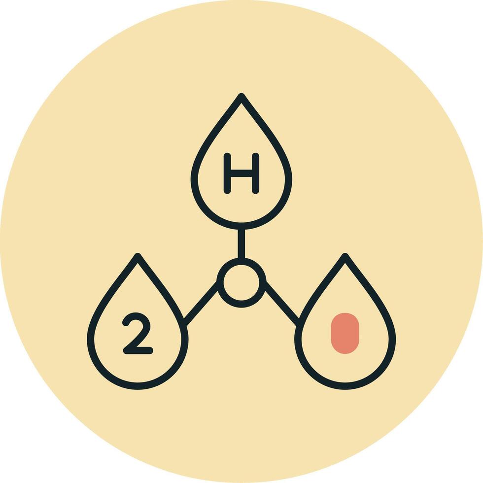 H2o Vector Icon