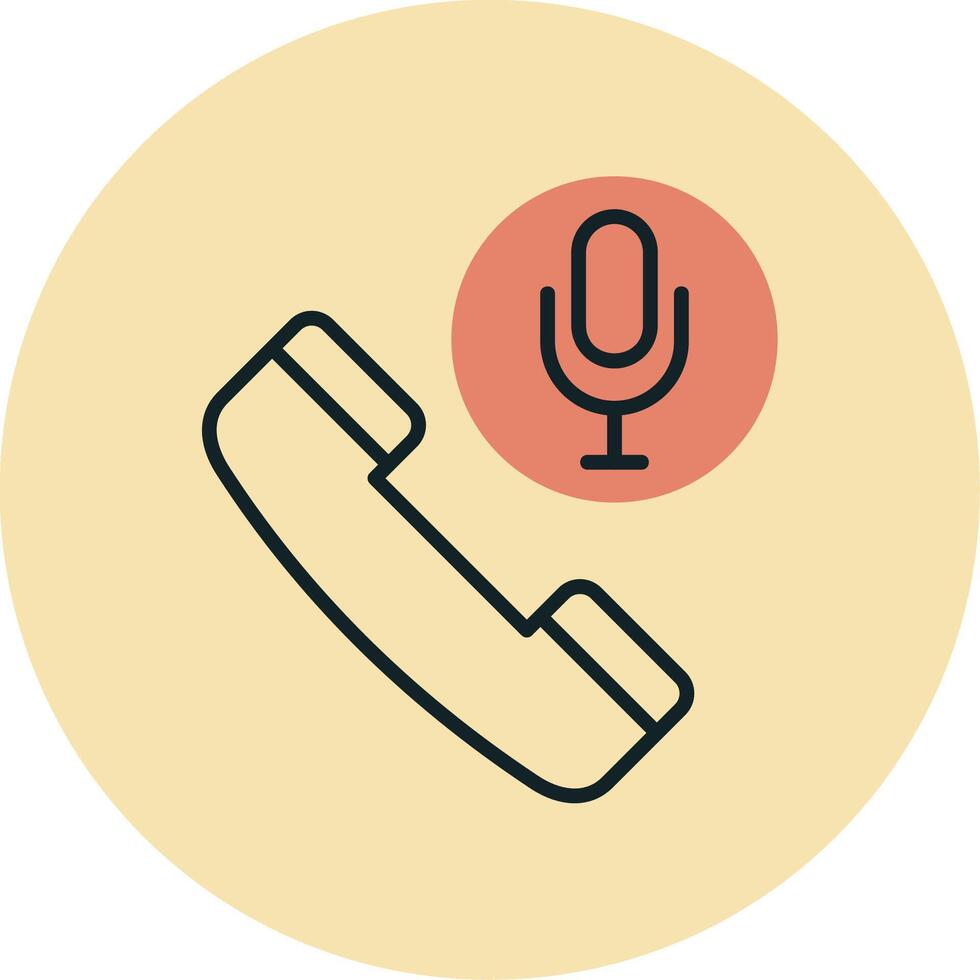 Call Record Vector Icon