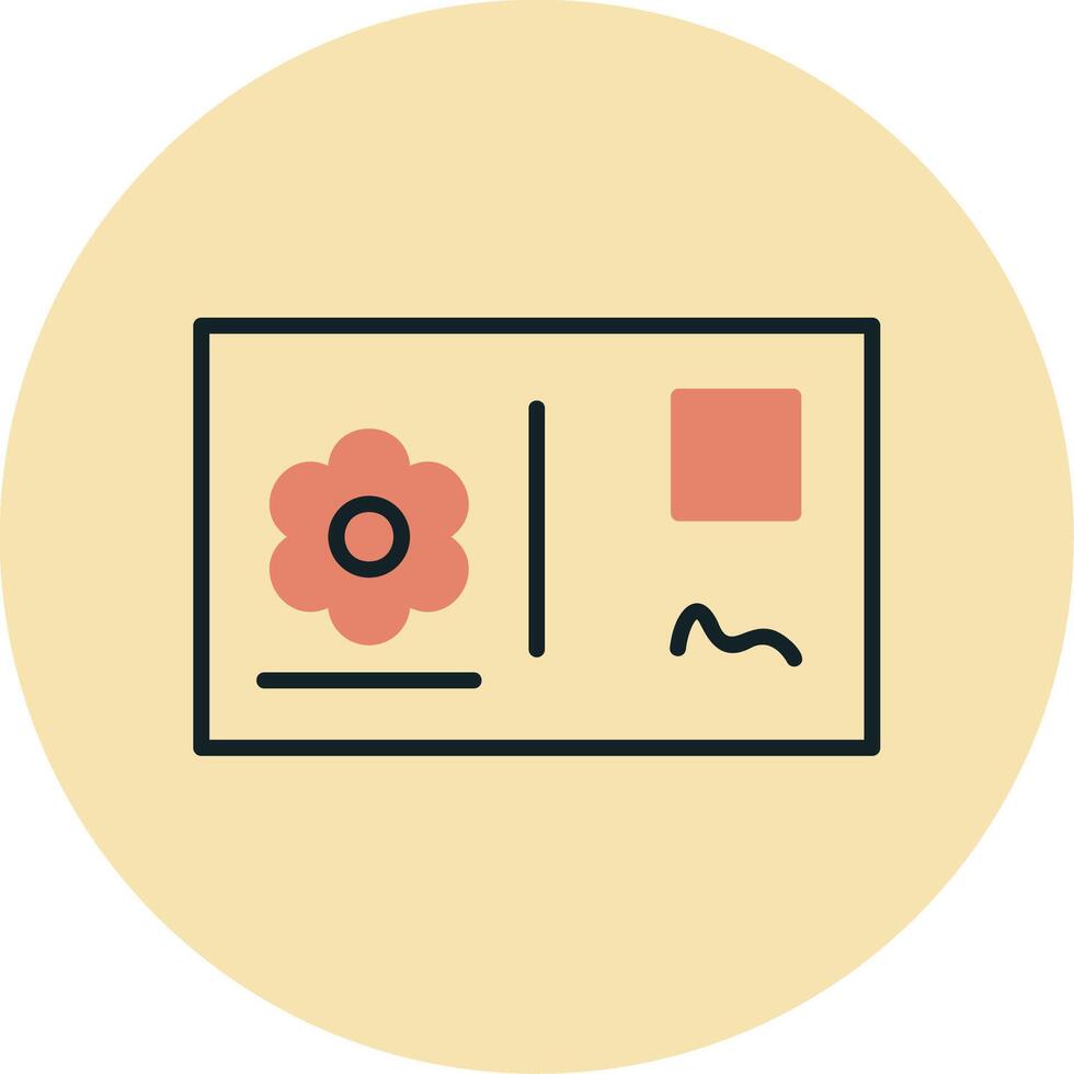 Postcard Vector Icon