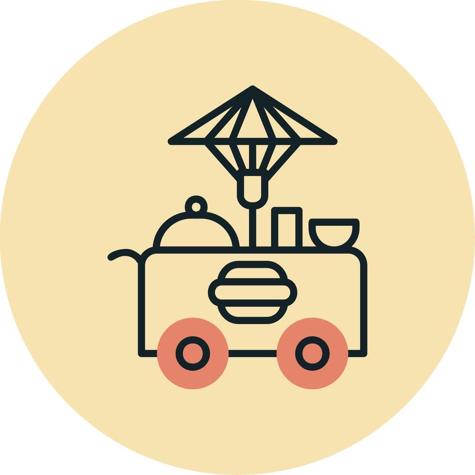 Food Stall Vector Icon