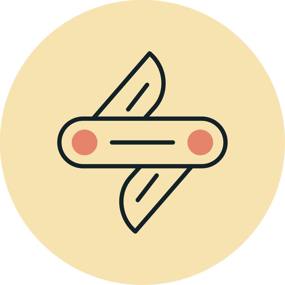 Swiss Knife Vector Icon