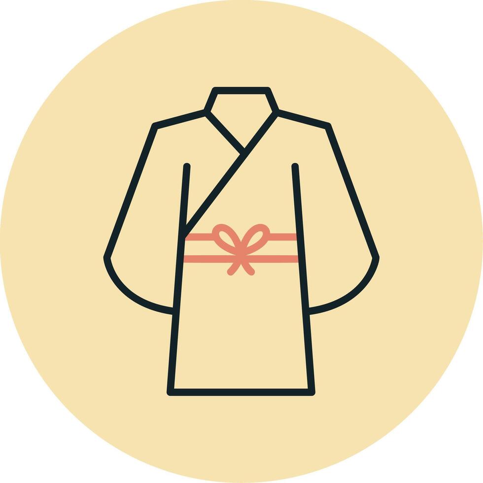 yukata vector icono