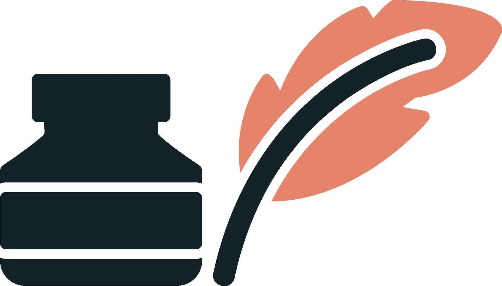 Quill And Ink Vector Icon