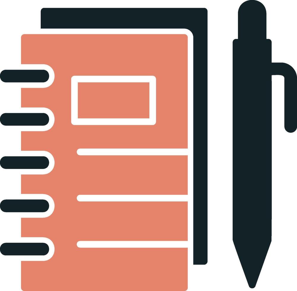 Notebook Vector Icon