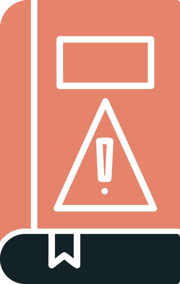 Book Alert Vector Icon