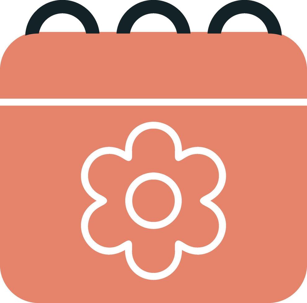 Sakura Date Vector Icon