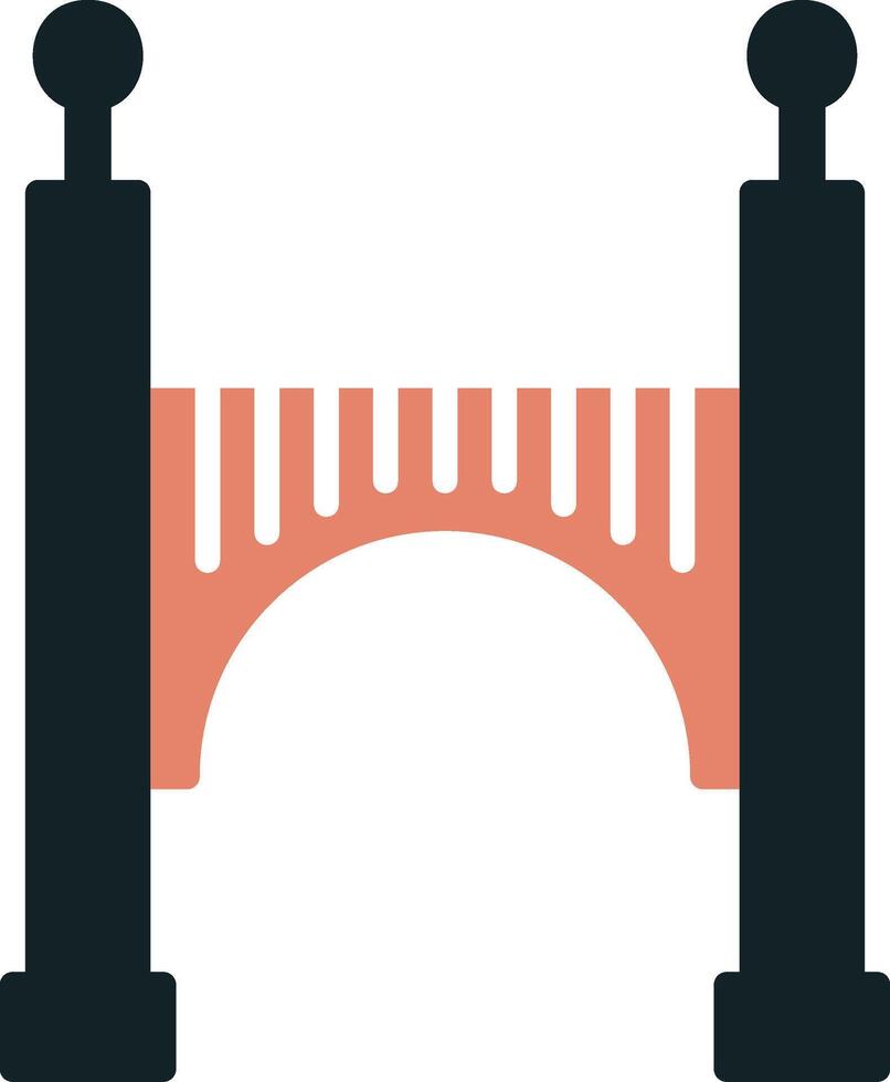 icono de vector de puente