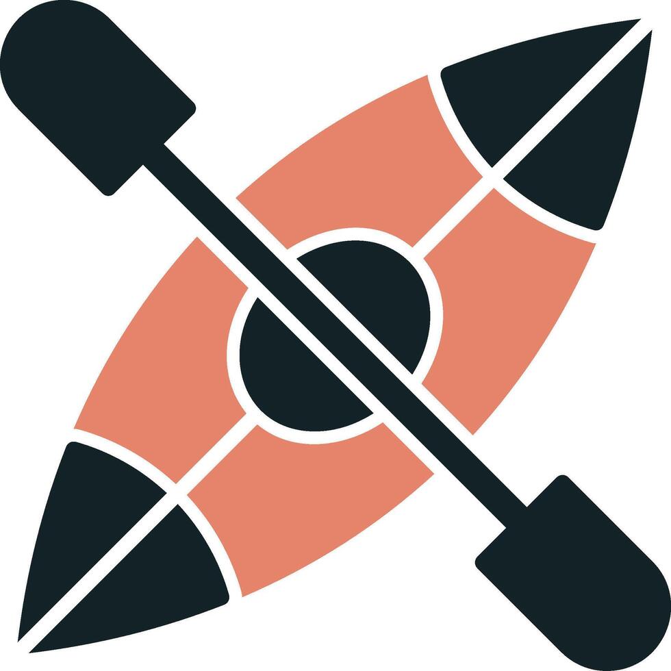 Kayak Boat Vector Icon