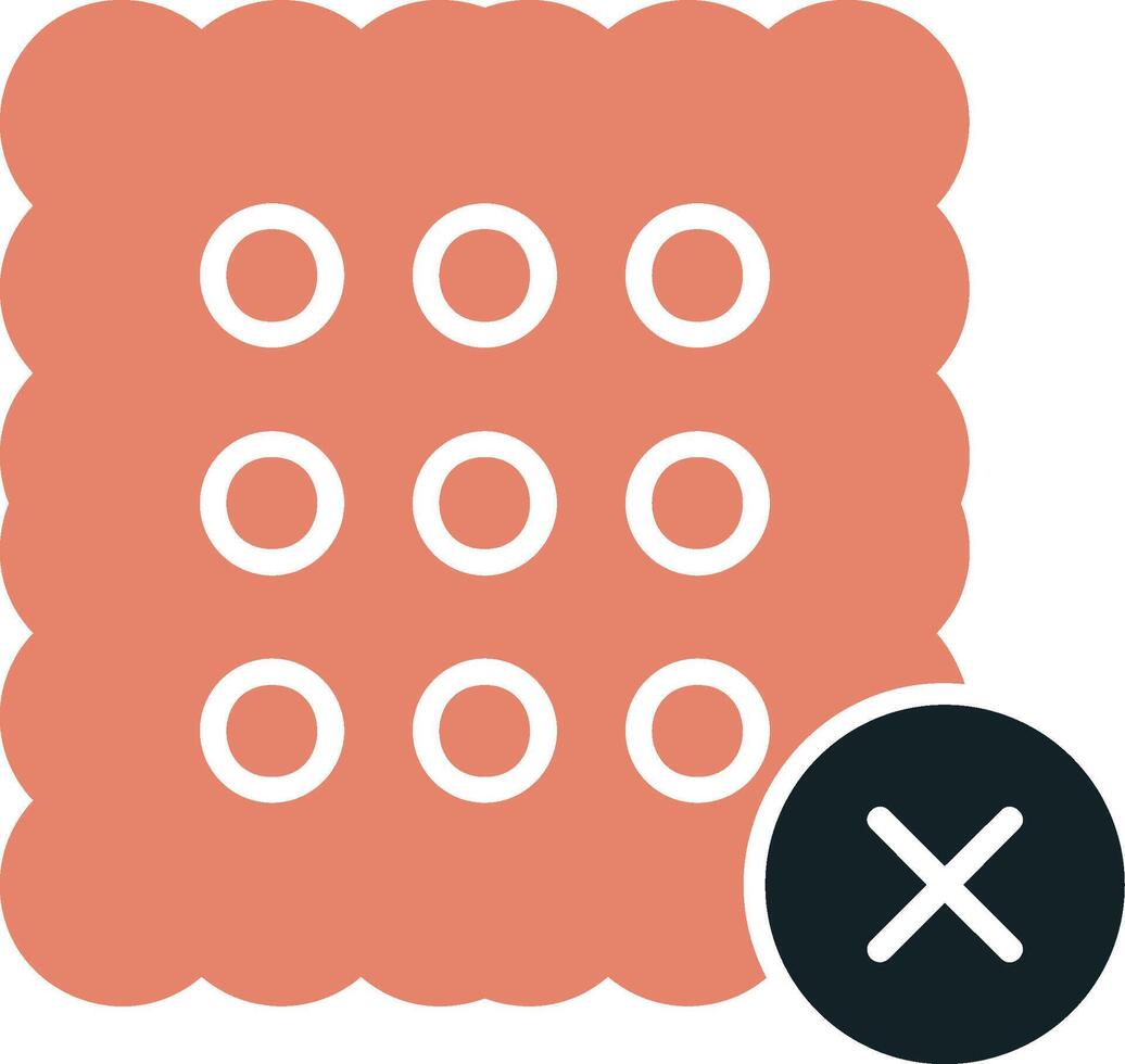 No Sweets Vector Icon