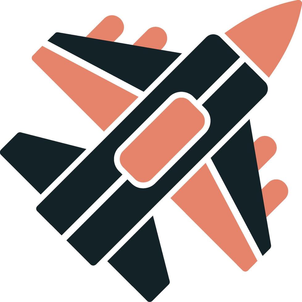 Jet Fighter Vector Icon