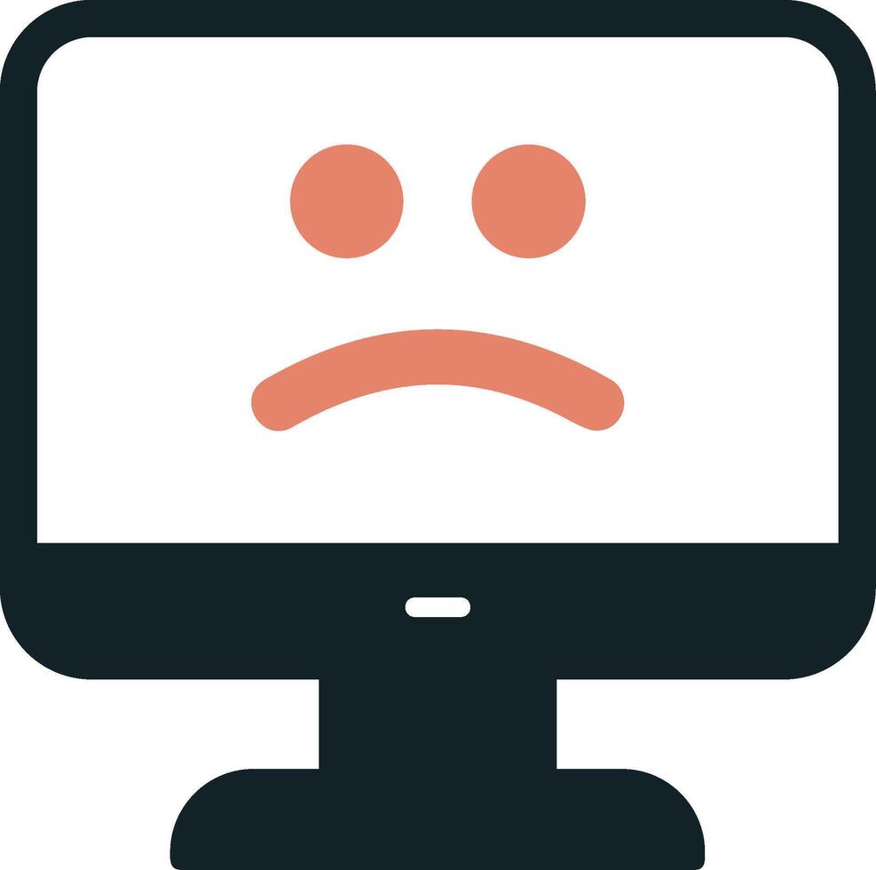 Blue Screen Vector Icon