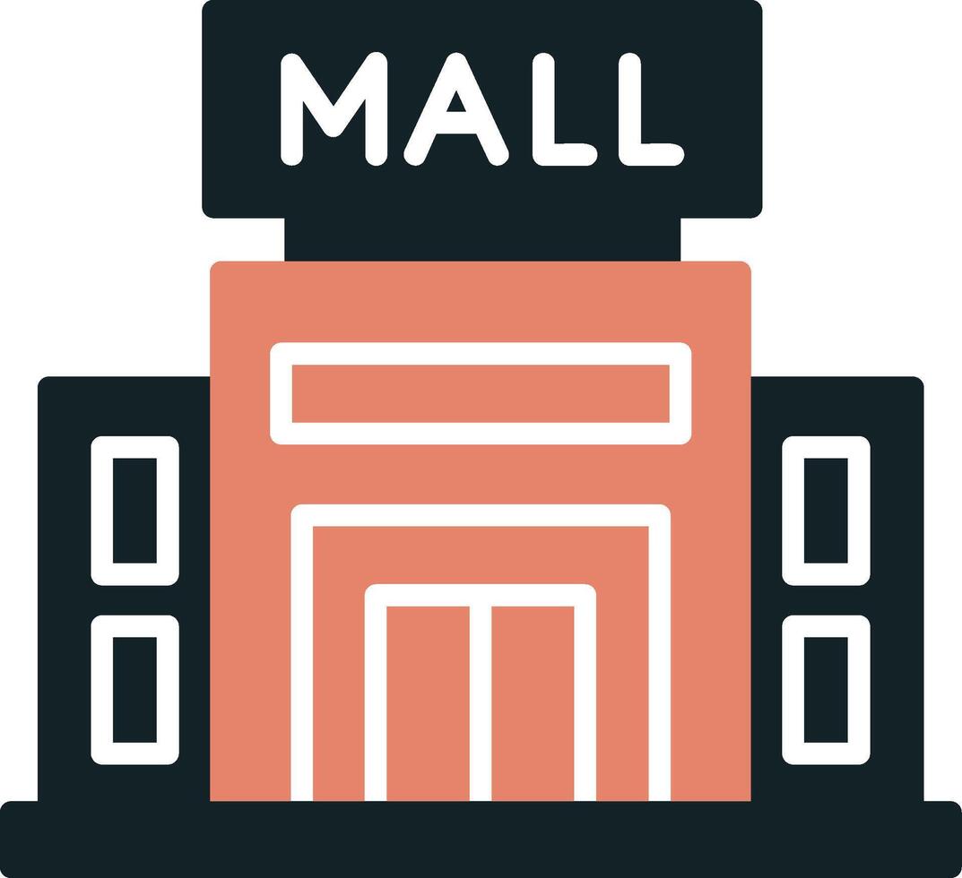 Shopping Mall Vector Icon