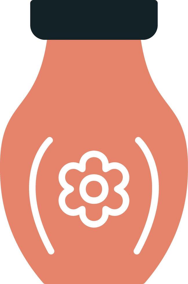 glyph two color vector