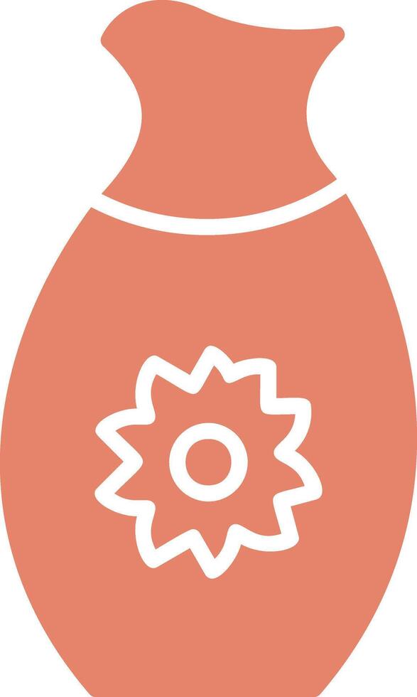 glyph two color vector