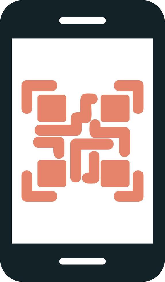glyph two color vector