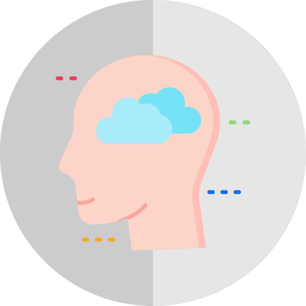 Cloud Flat Scale Icon vector