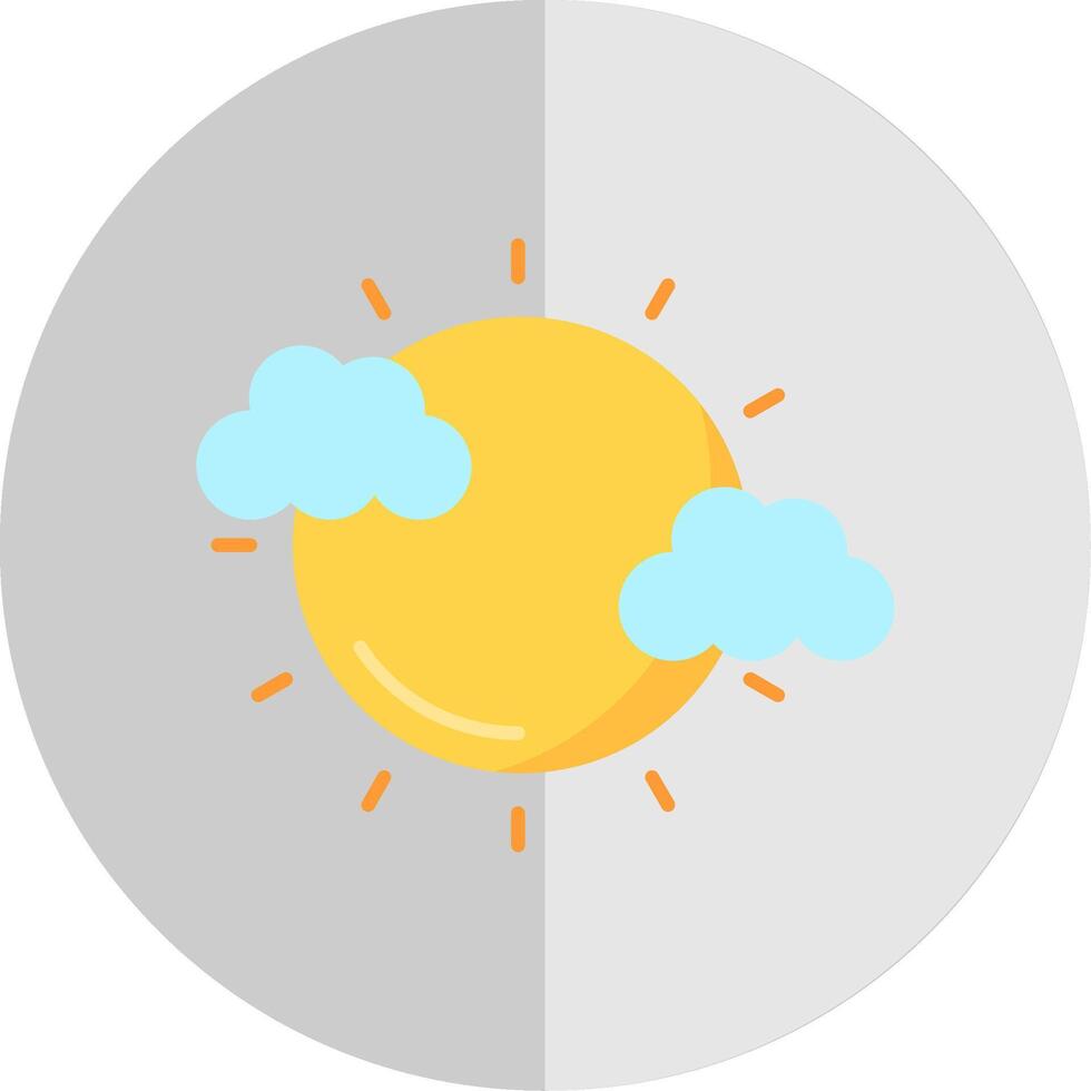 Wearher Flat Scale Icon vector