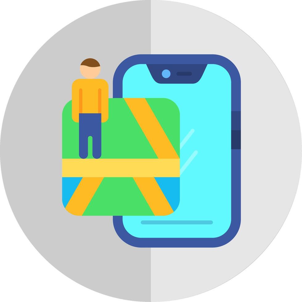 Street Flat Scale Icon vector