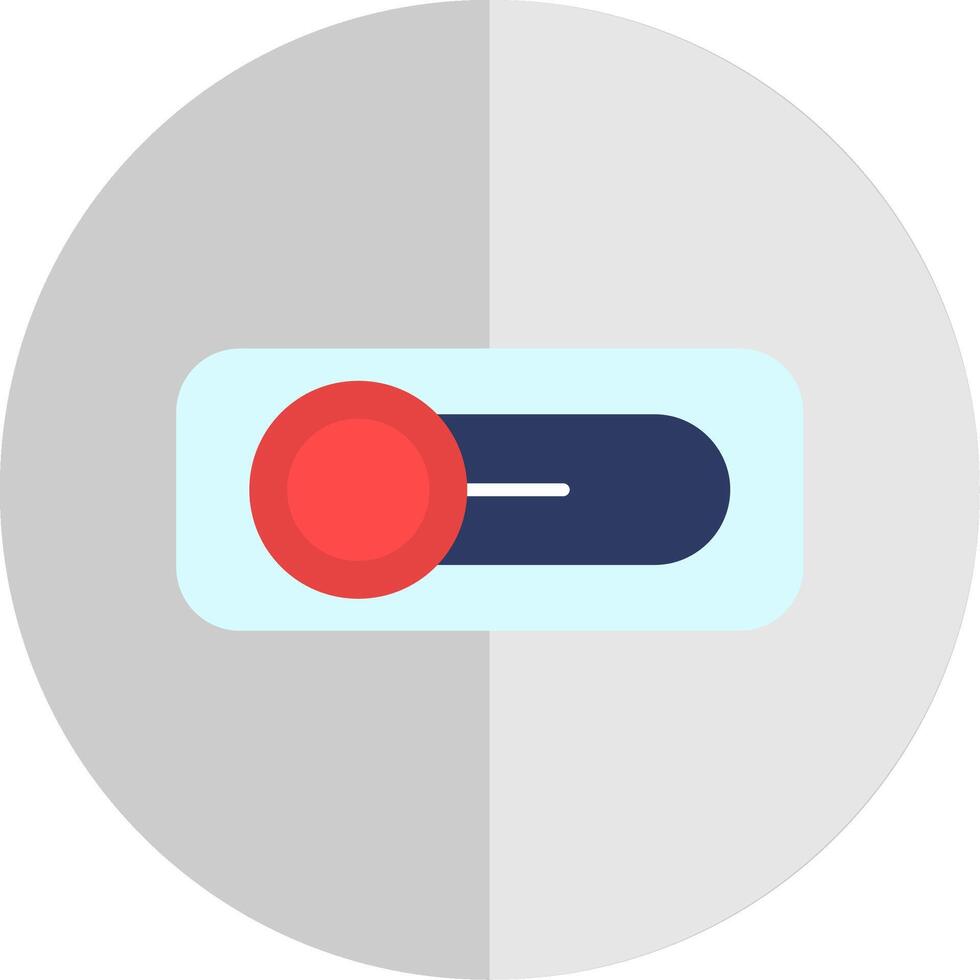 Switch Flat Scale Icon vector
