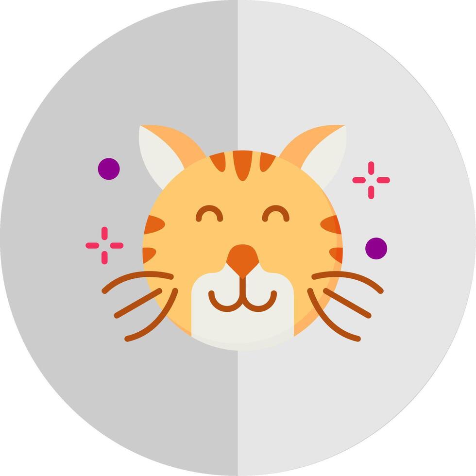 Happy Flat Scale Icon vector