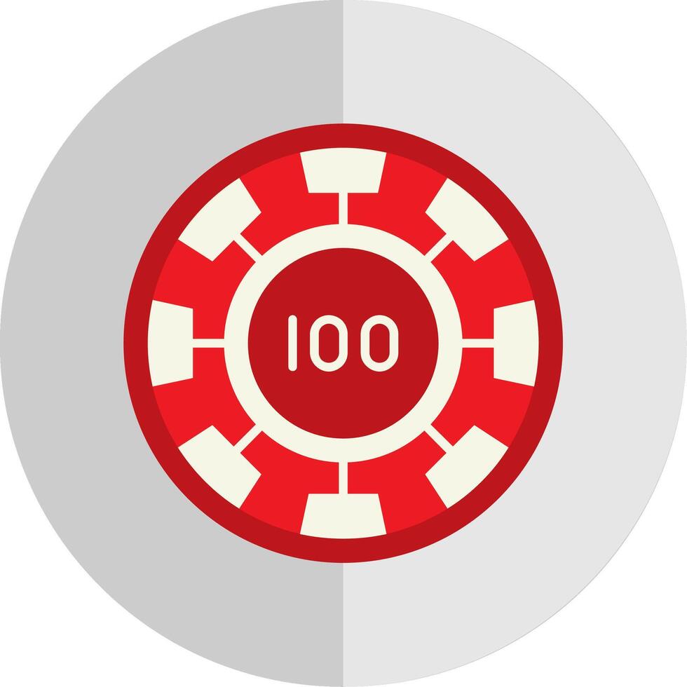 Chip Flat Scale Icon vector