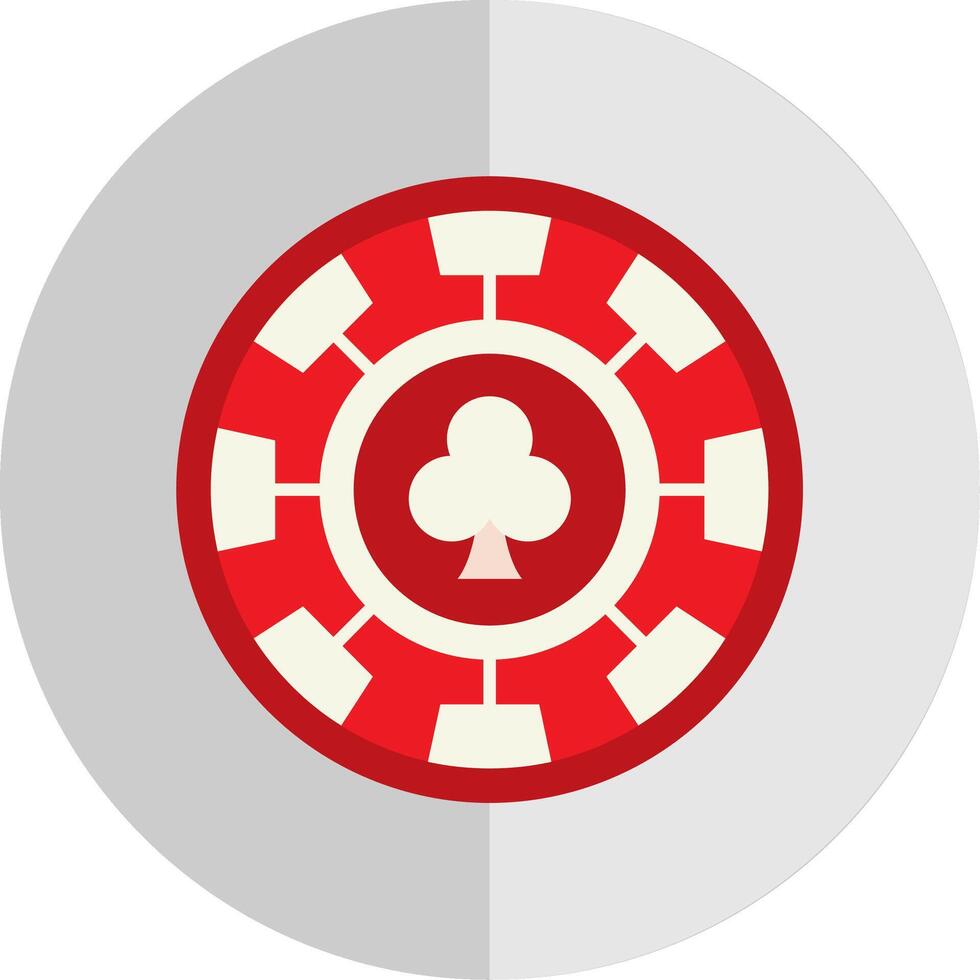 Chip Flat Scale Icon vector