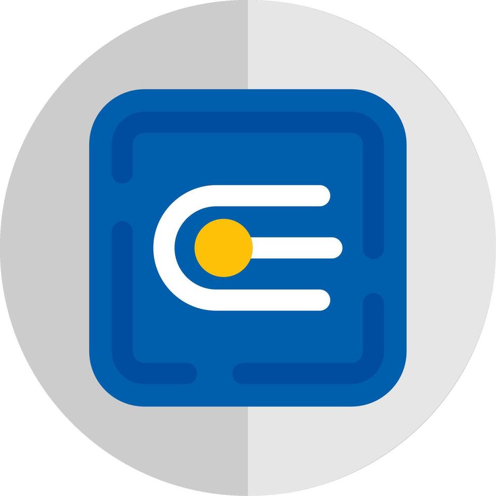 Endpoint Flat Scale Icon vector