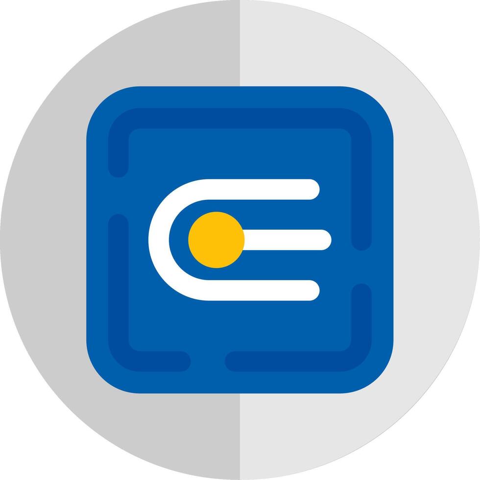 Endpoint Flat Scale Icon vector