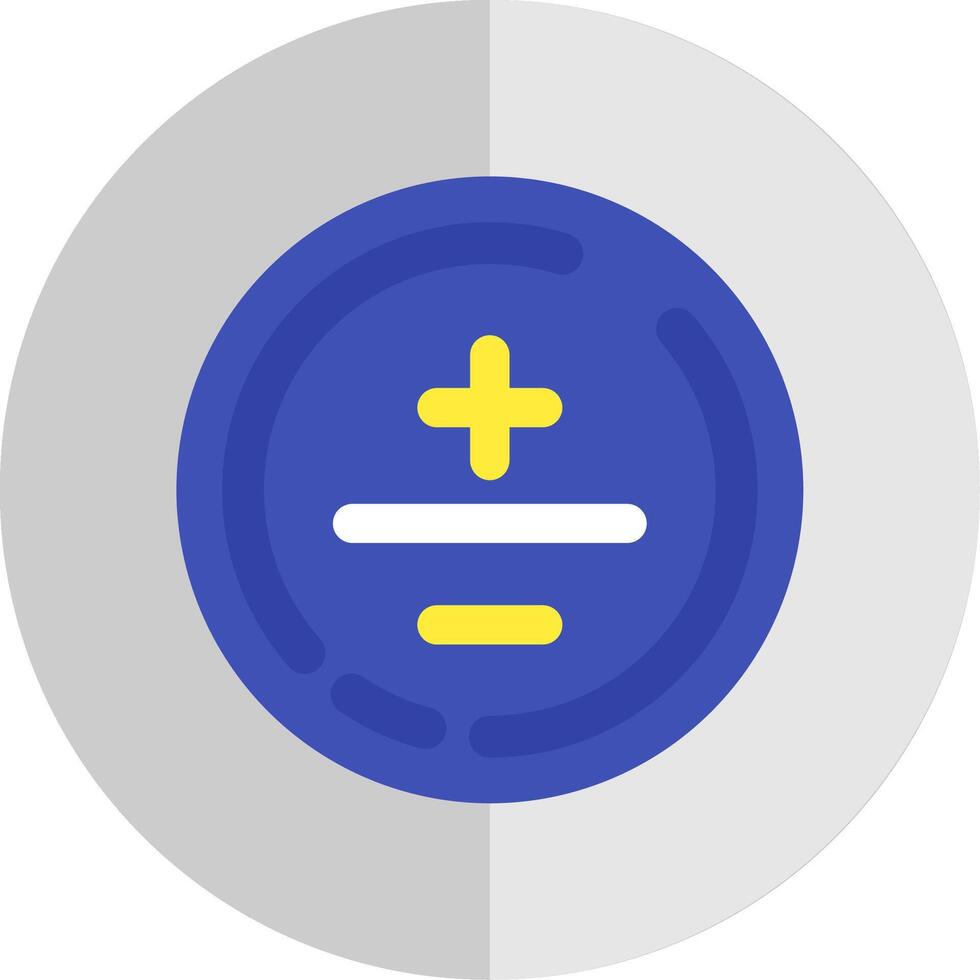 Mathematical symbol Flat Scale Icon vector