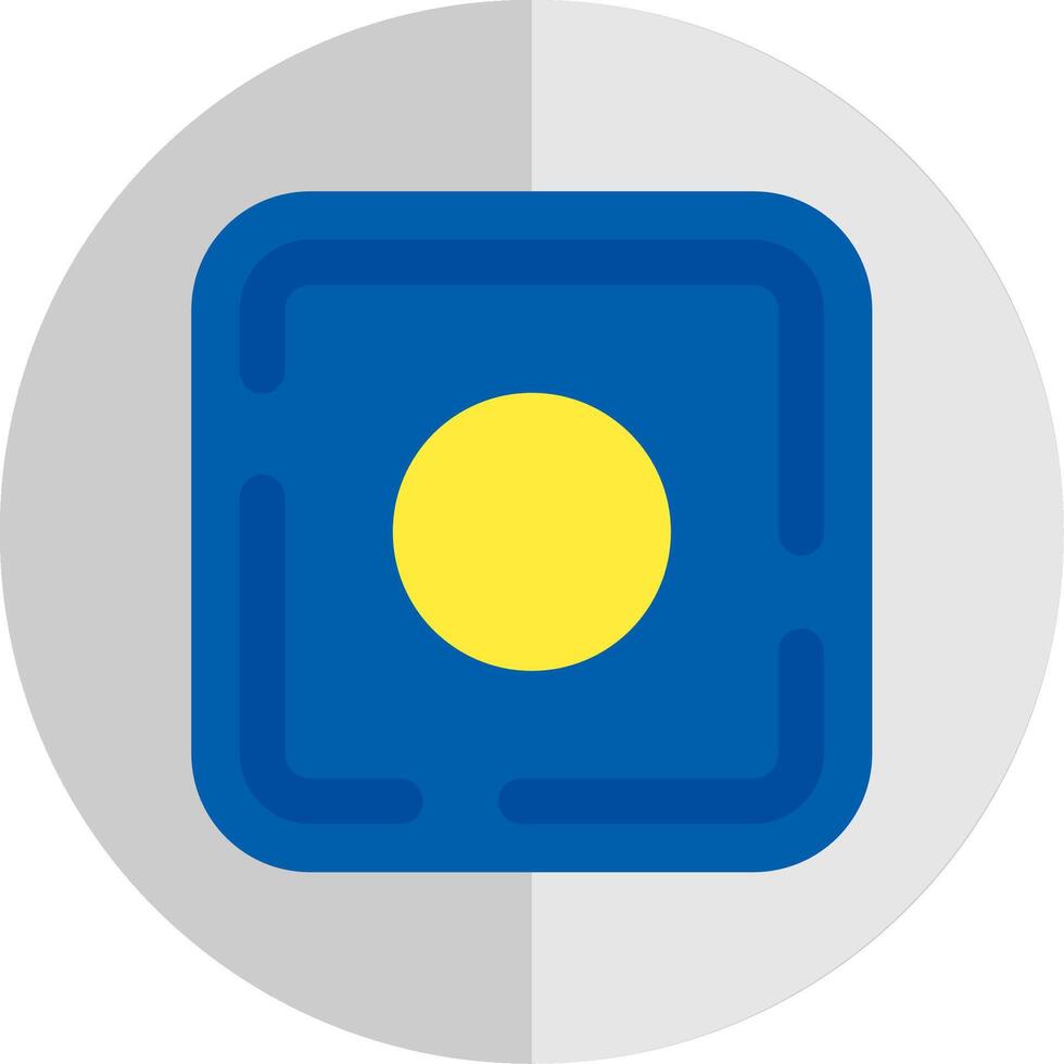 Dot Flat Scale Icon vector