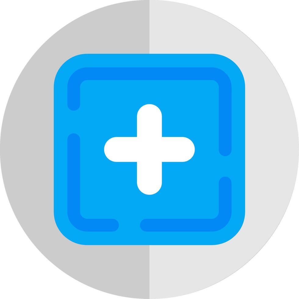 Add item Flat Scale Icon vector