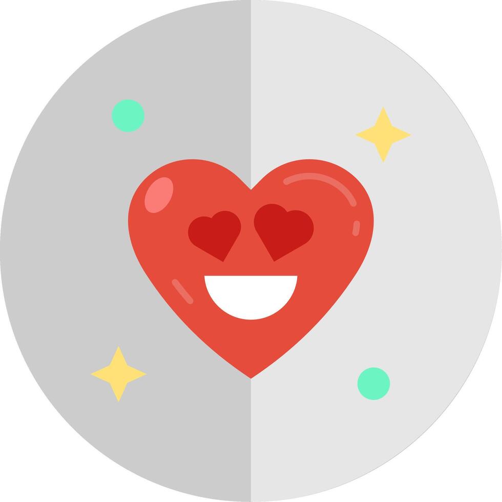 In love Flat Scale Icon vector