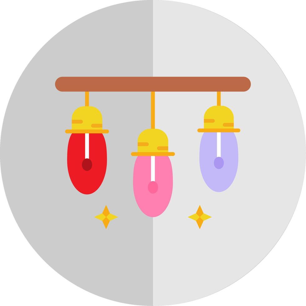 Lights Flat Scale Icon vector