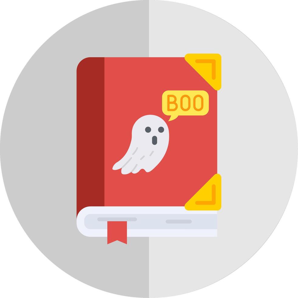 Spooky Flat Scale Icon vector