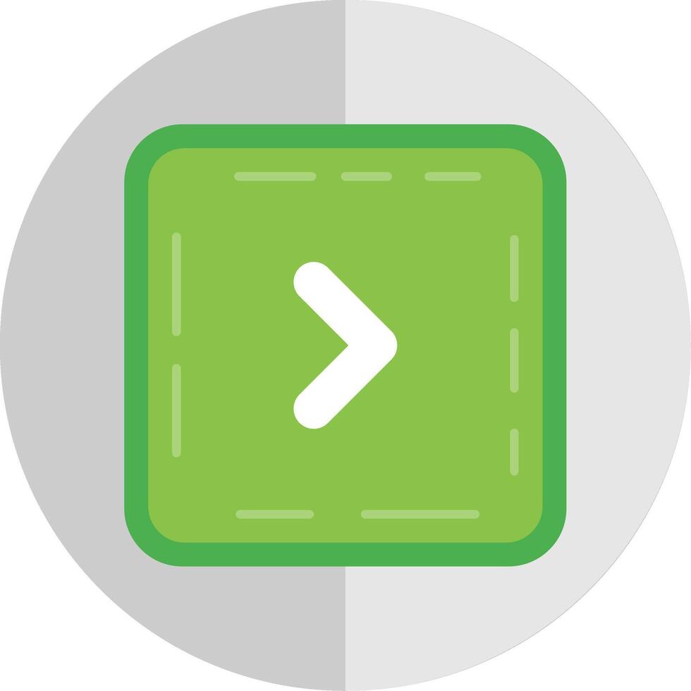 Chevron Flat Scale Icon vector