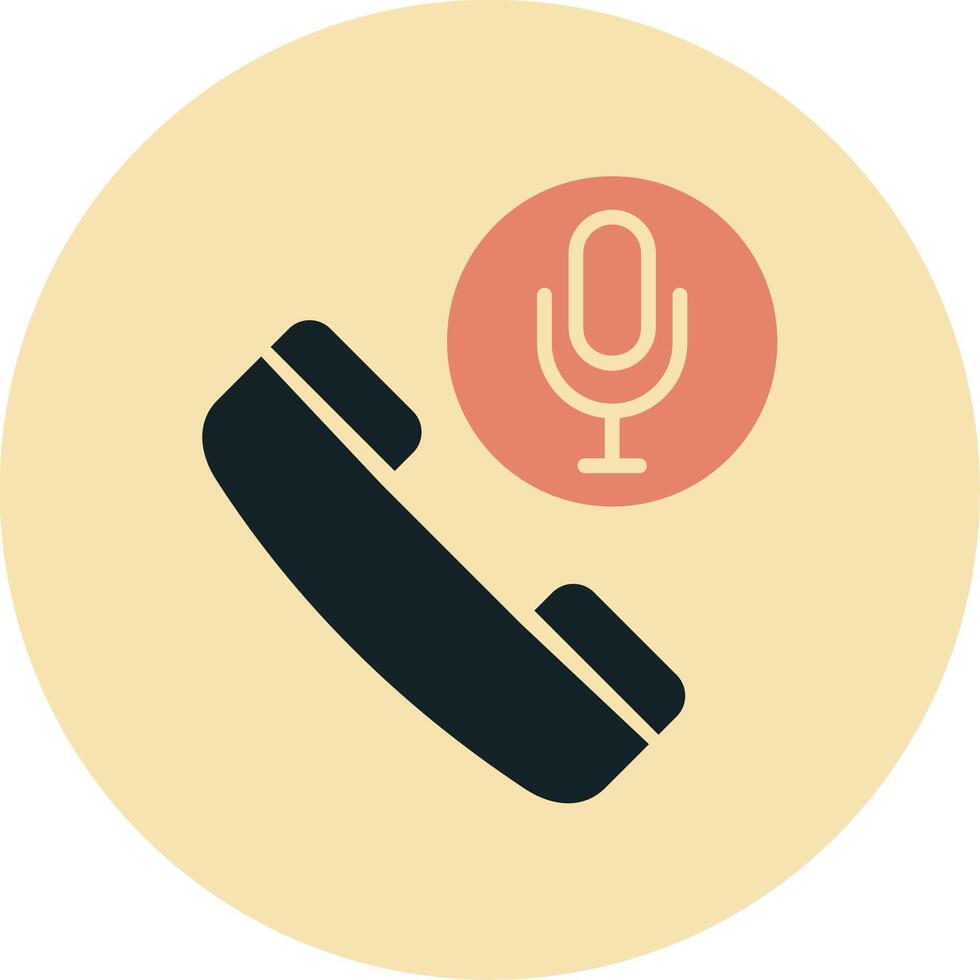 Call Record Vector Icon