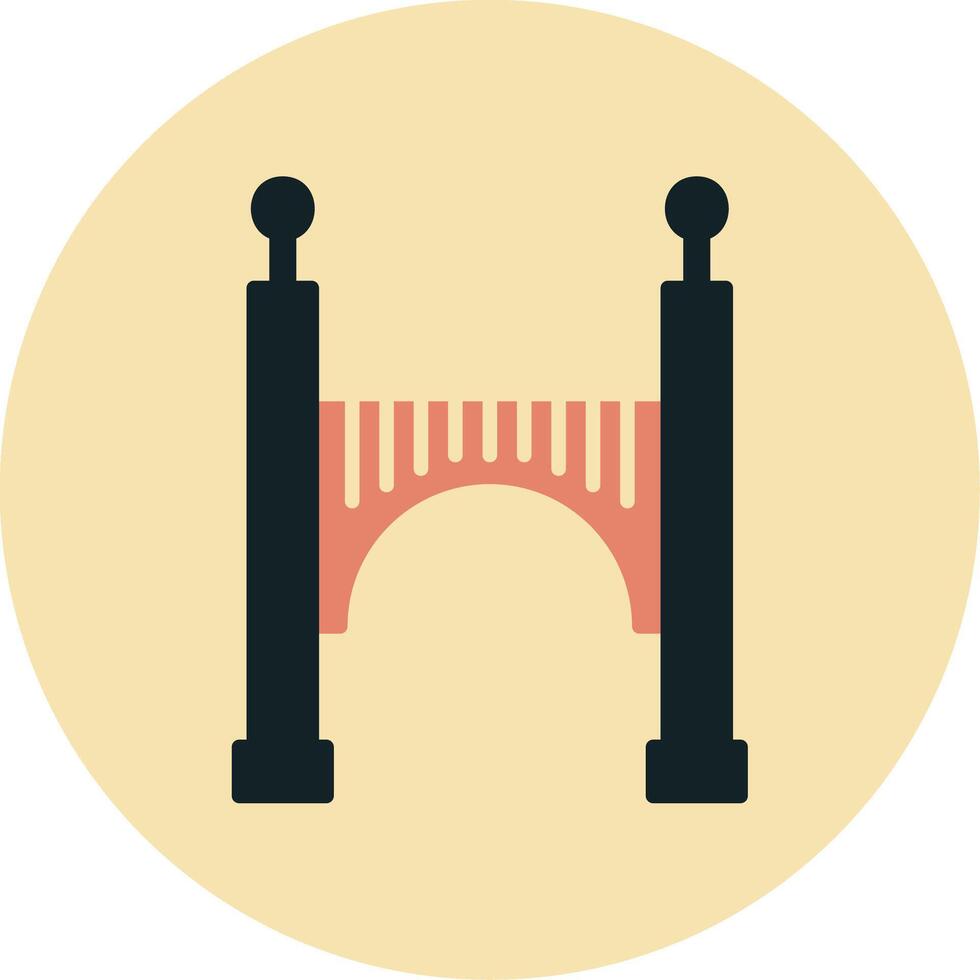 icono de vector de puente