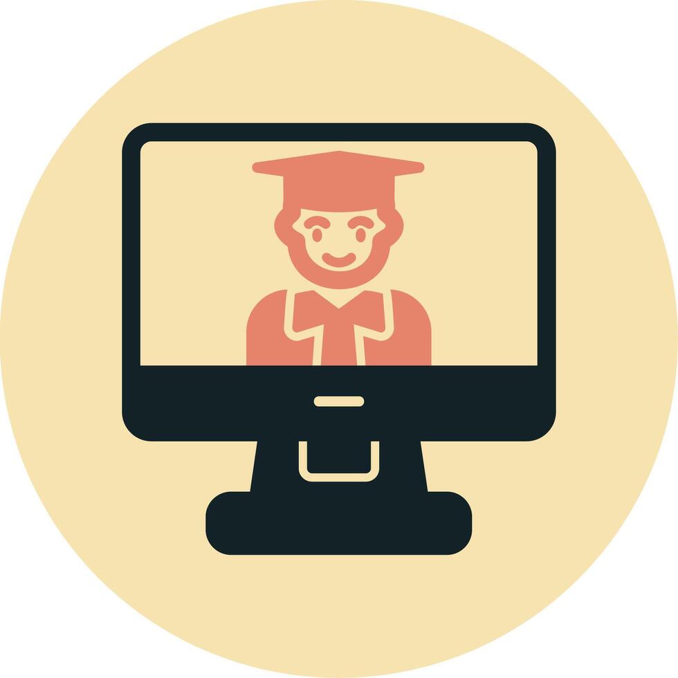 Online Learning Vector Icon