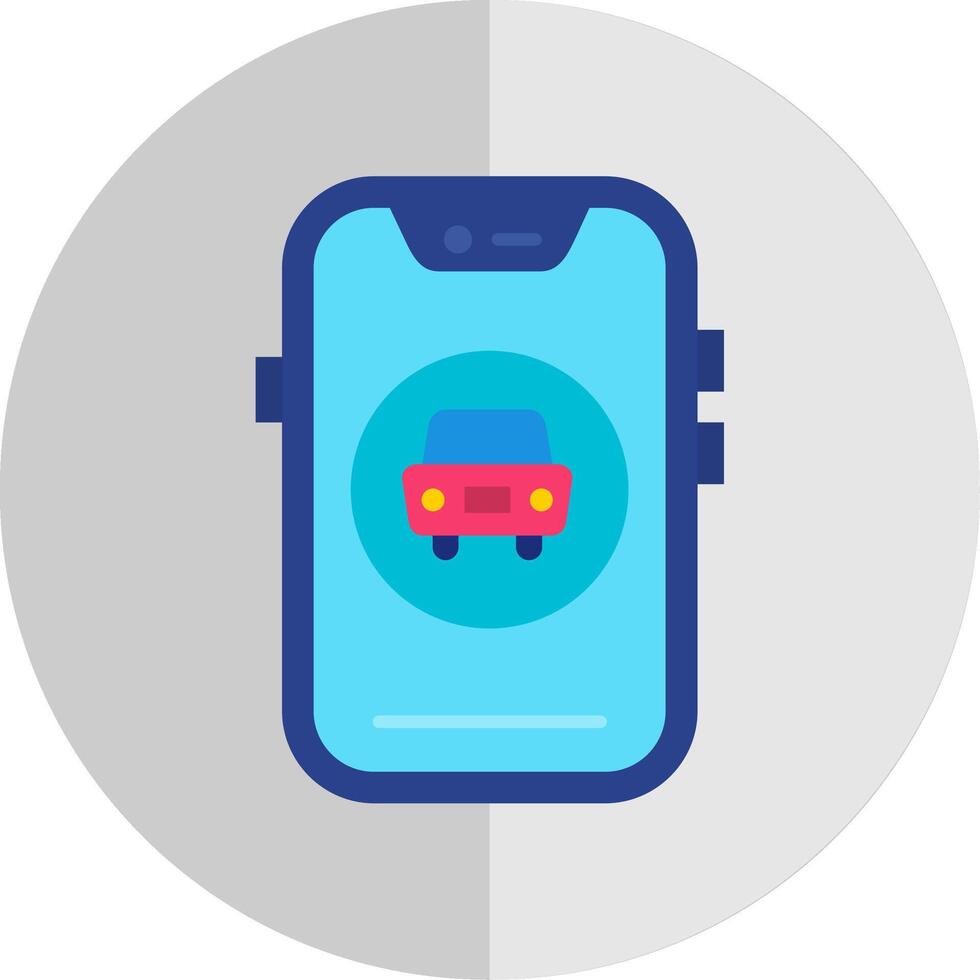 Car Flat Scale Icon vector