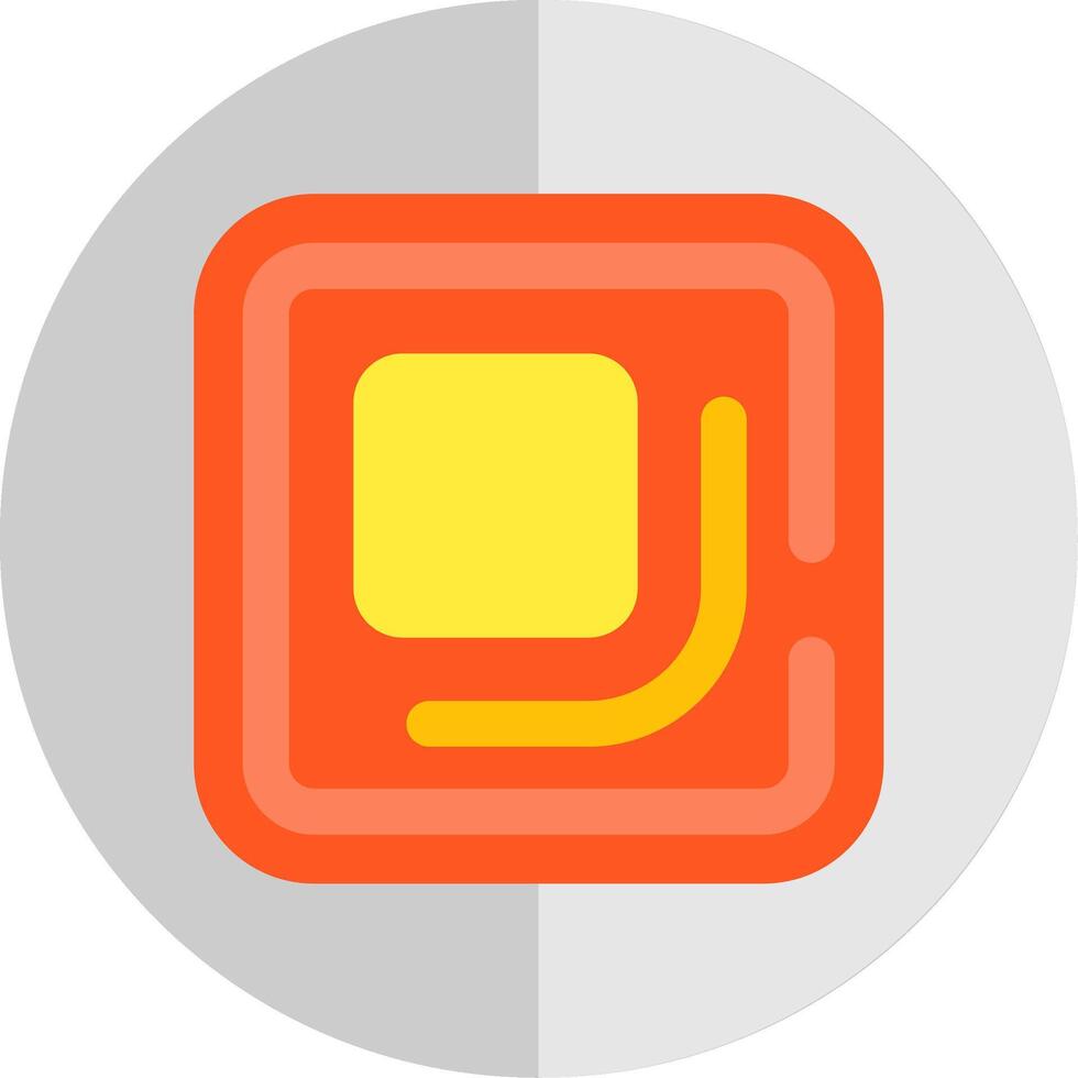Full screen Flat Scale Icon vector