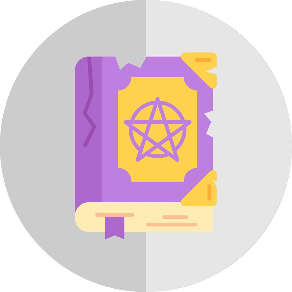 Magic book Flat Scale Icon vector