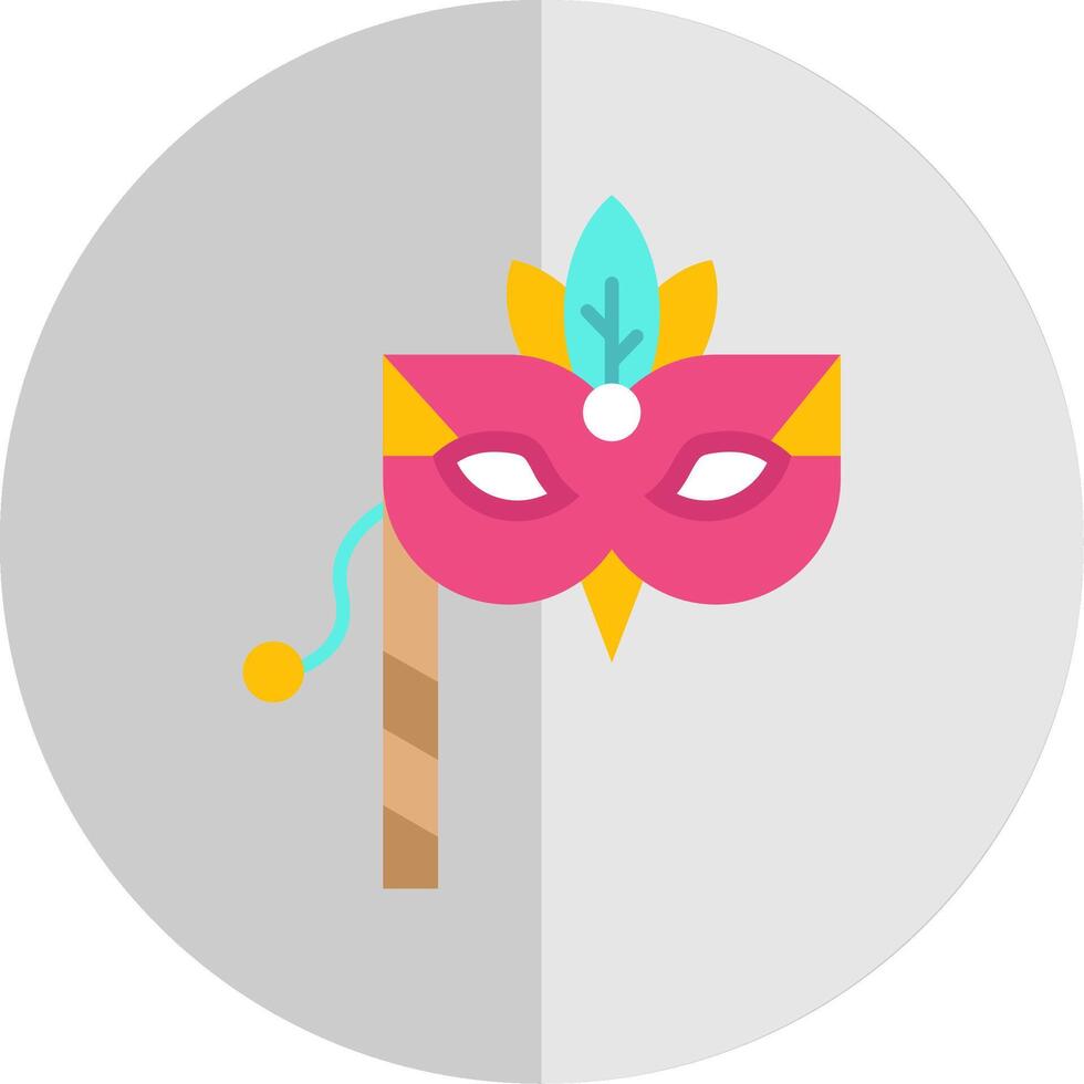 Mask Flat Scale Icon vector
