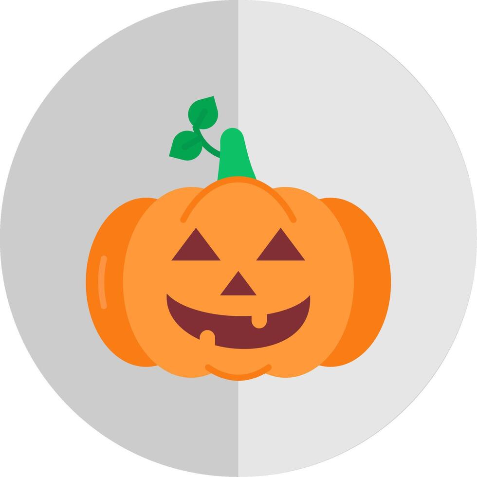 Pumpkin Flat Scale Icon vector