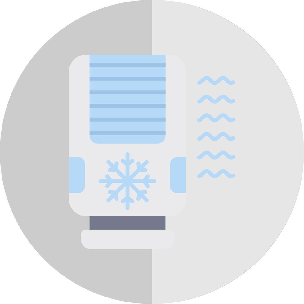Air conditioner Flat Scale Icon vector