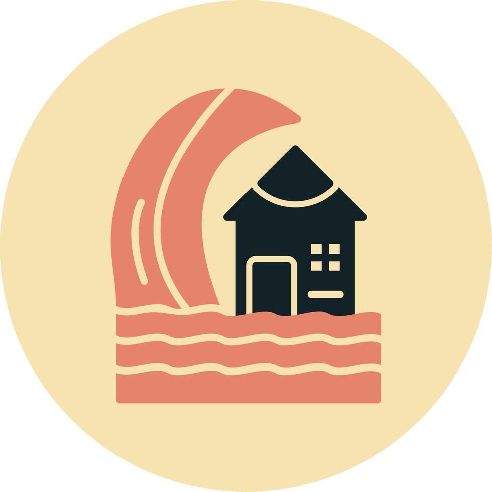Tsunami Vector Icon