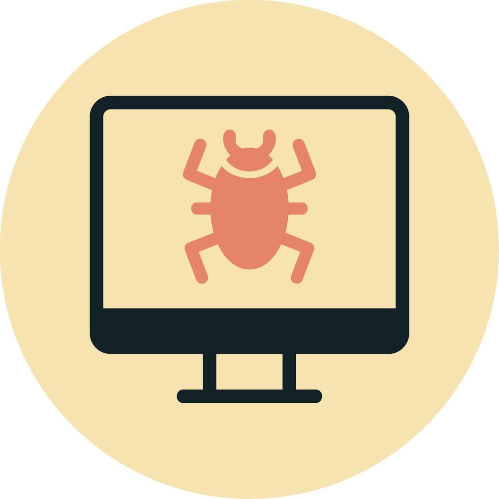 Computer Virus Vector Icon