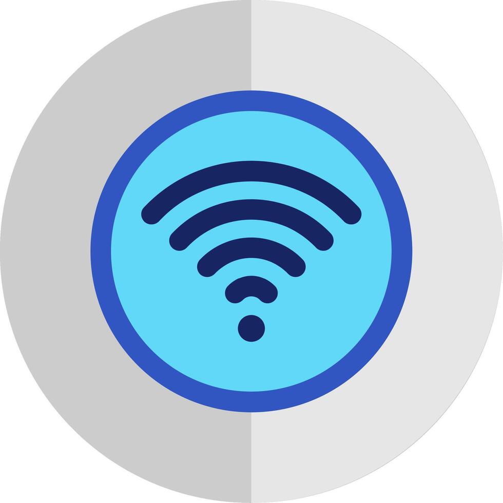 Wifi Flat Scale Icon vector