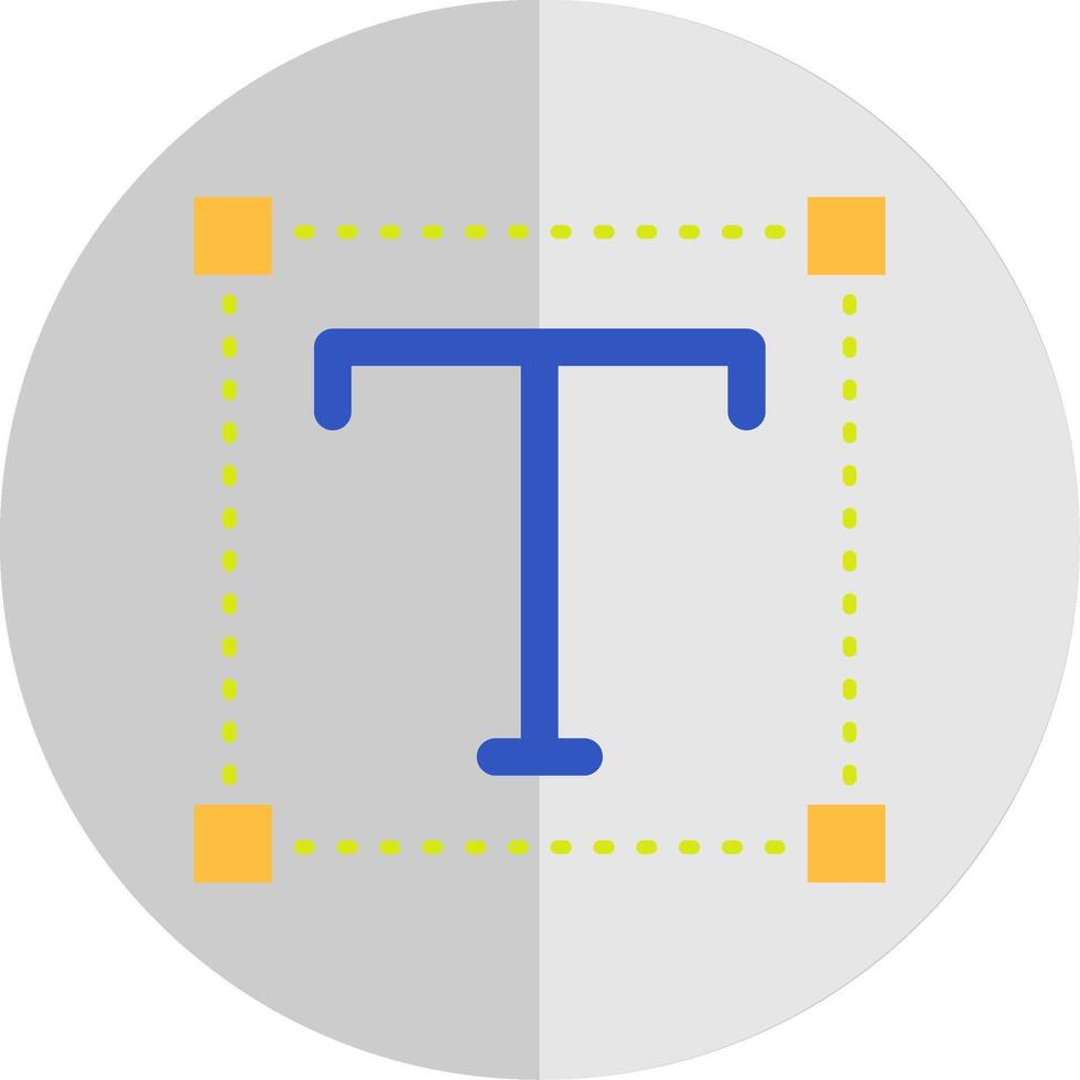 Font Flat Scale Icon vector